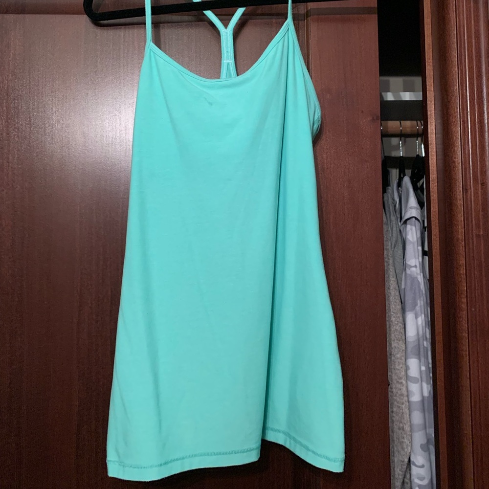 Lululemon Power Y Tank in Bali Breeze